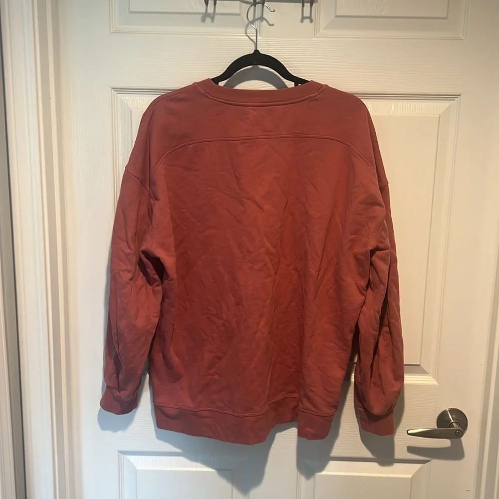 Lululemon Perfectly Oversized Crew Soft Cranberry - Picture 4 of 8